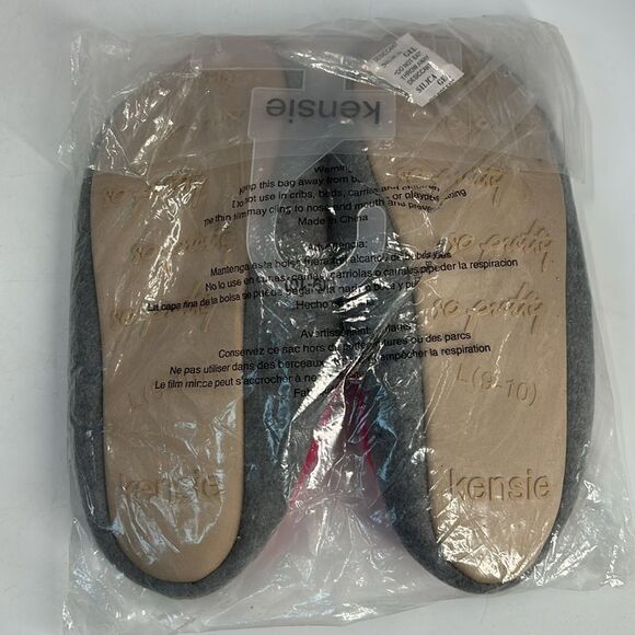 Kensie Slippers New with tags Women’s Size Large 9-10 Fox - Picture 5 of 8